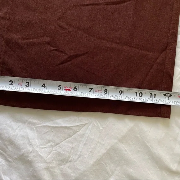 NWOT Never worn Willet Women’s 55% Linen 45% Cotton Brown pants Size 2XL - Picture 7 of 10